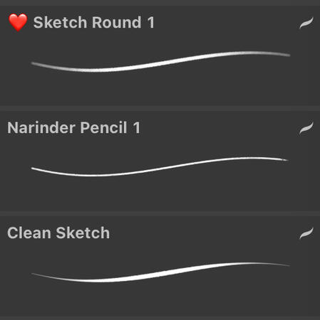 sketching/lineart brushes